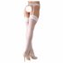 Cottelli - Lace Stockings (White)  - 4/XL