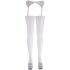 Cottelli - Lace Stockings (White)  - 4/XL