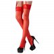 Cottelli - Lace Stockings (Red)