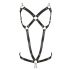 ZADO - Leather Chain Harness Bodysuit - Black (S-L)