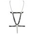 ZADO - Leather Chain Harness Bodysuit - Black (S-L)