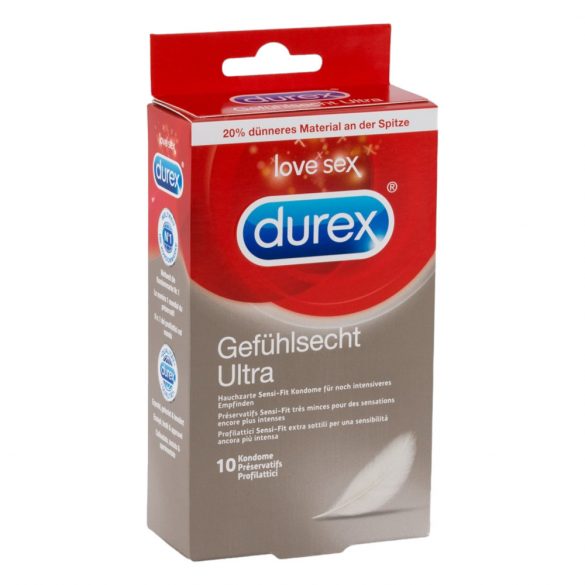 Durex Feel Ultra Thin - ultrareāla prezervatīvs (10 gab.)