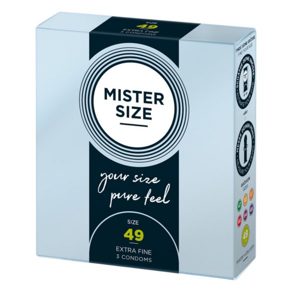 Mister Size préservatif fin - 49mm (3 pcs)