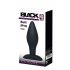 Black Velvet Anal Plug - Large