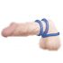 Tripletta di Anelli Fallici Blu per Erezione Duratura You2Toys