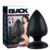 Black Velvet Anal Plug - Extra Large