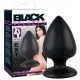 Black Velvet Anal Plug - Extra Large