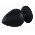 Black Velvet Anal Plug - Extra Large