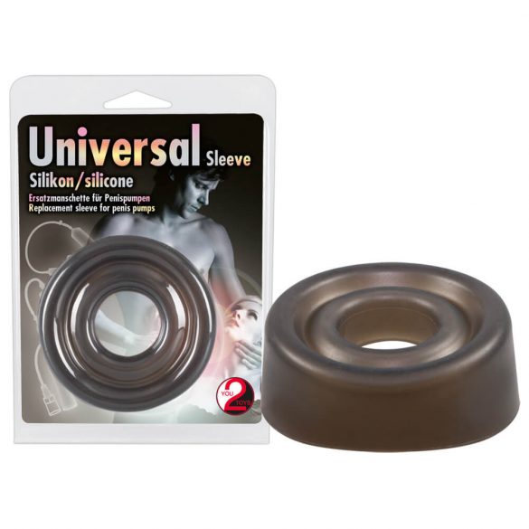 You2Toys - Universalus silikoninis papildomas žiedas (dūmų spalva)