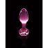 Icicles No. 48 - Floral Glass Anal Plug (Pink)