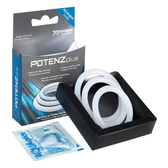 Set inele pentru penis POTENZplus (3 buc)