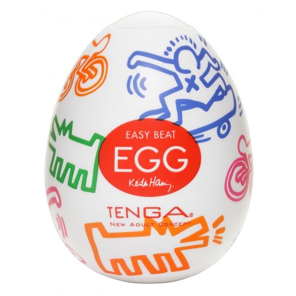 Keith Haring Street Masturbation Egg by TENGA (1 pc)