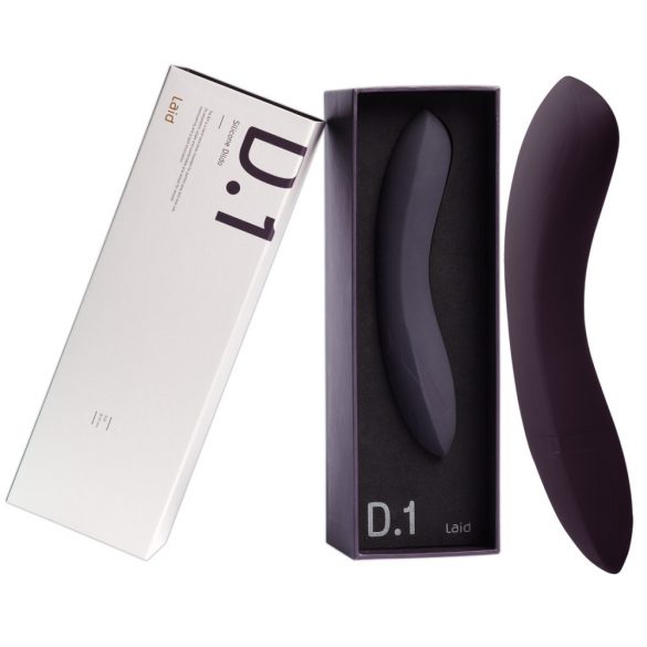 LAID D.1 Silicone G-spot Dildo (Black)