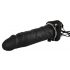 You2Toys - Inflatable Strap-On - Hollow Silicone Dildo (Black)