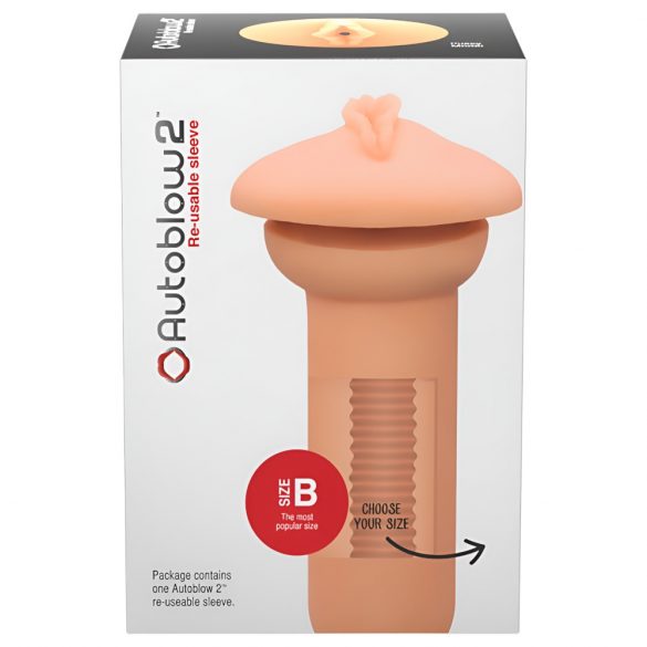 Autoblow 2+ B (Mittlere) Ersatzeinsatz (Vagina)