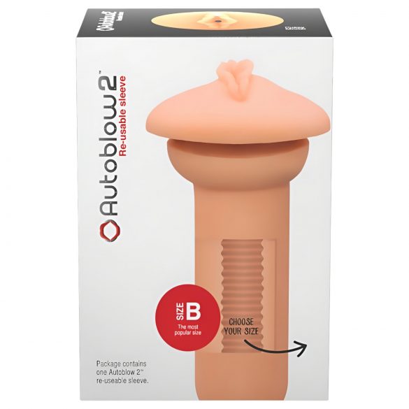 Autoblow 2+ B (Medium) Sleeve Replacement (Vagina)