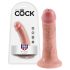 King Cock 6-inch dildo - natural