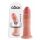 King Cock 9 - Suction Cup Realistic Dildo (9 inches) - Natural