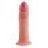 King Cock 9 - levenbare realistische dildo (23cm) - huidskleurig