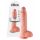 King Cock 10 Hoden großer Dildo (25 cm) - Naturfarbe