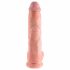 Pipedream King Cock 10 - realistické dildo (25 cm) - prírodná farba