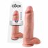 King Cock 12 Inch Large Dildo - Natural