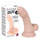 You2Toys - Silikonowe dildo z zaciskiem - małe (naturalne)