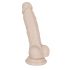 You2Toys Silicone Dildo M - silikónové dildo strednej veľkosti s prísavkou (telová farba)