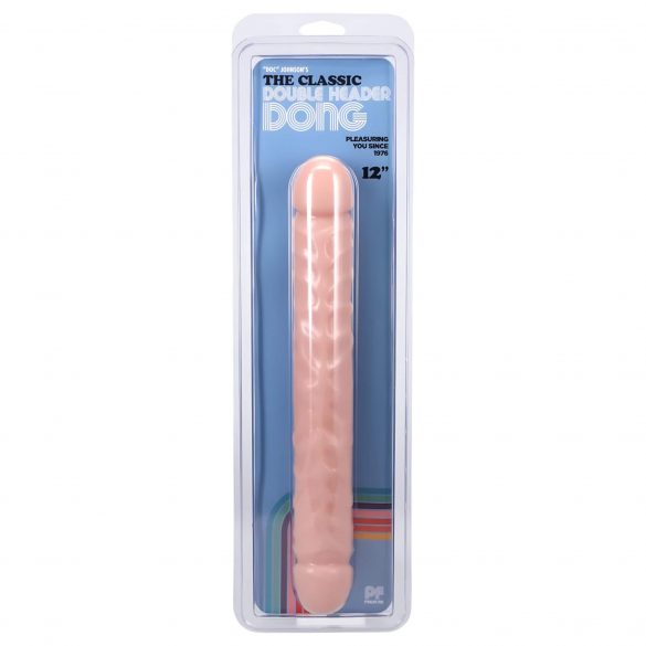 Podwójne dildo Doc Johnson - naturalne (30,5 cm)