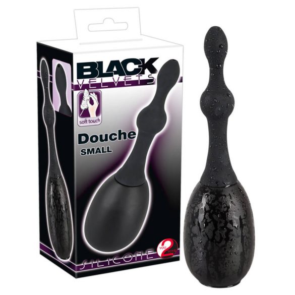 You2Toys Black Velvet Douche Small - klystýr malý (čierny)