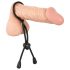 Bad Kitty - silicone testicle and penis strap (black)