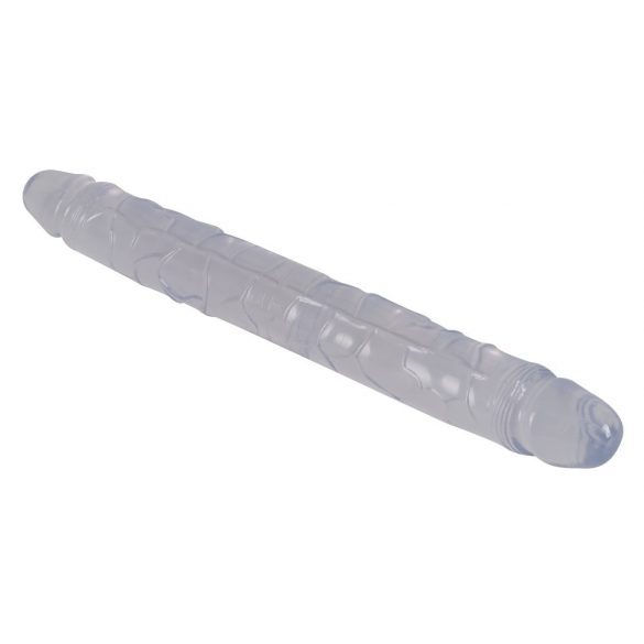 Kristall kaheotsaline dildo (34 cm)