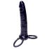 Dildo Anale e Pennis Con Anello Per Testicoli - Nero