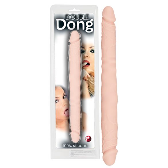 You2Toys Double Dong - 100% silikónové dildo (telová farba)