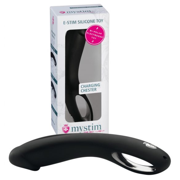 mystim Charging Chester - silikonski elektro-dildo