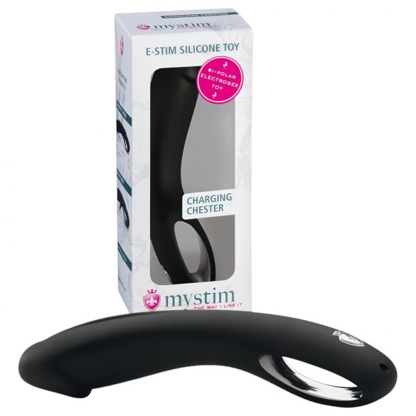 Mystim Charging Chester - Silicone Electro Dildo