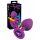 Colorful JOY - Silicone Anal Dildo - Medium (Purple)