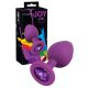 Colorful JOY - Silicone Anal Dildo - Medium (Purple)