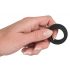 You2Toys Black Velvet Cock Ring - krúžok na penis (2,6cm) čierny