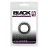 Black Velvet - Thick-Walled Cock Ring (2.6cm) - Black