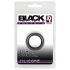 Black Velvet - Thick-Walled Cock Ring (2.6cm) - Black