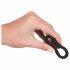 Black Velvet - dick Silikonring mit dicker Wand (3,8cm) - schwarz