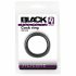 Black Velvet - dick Silikonring mit dicker Wand (3,8cm) - schwarz