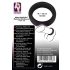 Black Velvet - dick Silikonring mit dicker Wand (3,8cm) - schwarz