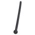 Hollow Silicone Urethral Dilator Dildo (Black)