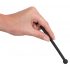 Hollow Silicone Urethral Dilator Dildo (Black)