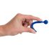 Dilator Sperm Stopper - kugelförmiger, Silikon-Harnröhrendehner-Dildo (blau)