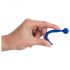 Silicone Urethral Dilator with Sperm Stopper - Ball-shaped Dildo (Blue)