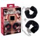 You2Toys - Plush Handcuffs with Long Chain - Black