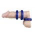 You2Toys - Trio d'anneaux silicone épaissi (bleu)